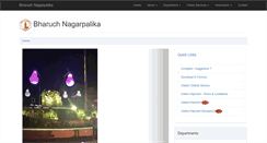 Desktop Screenshot of bharuchnagarpalika.com
