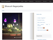 Tablet Screenshot of bharuchnagarpalika.com